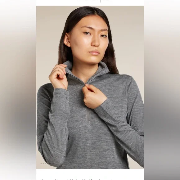 Icebreaker 200 Oasis LS Half Zip M New in box - Picture 5 of 9